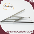 Flexible Stainless Steel Eyebrow Shaping Tool Golden Ratio Divider for permanent makeup